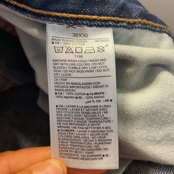 OLD Navy Mens straight blue jeans - Picture 7 of 10